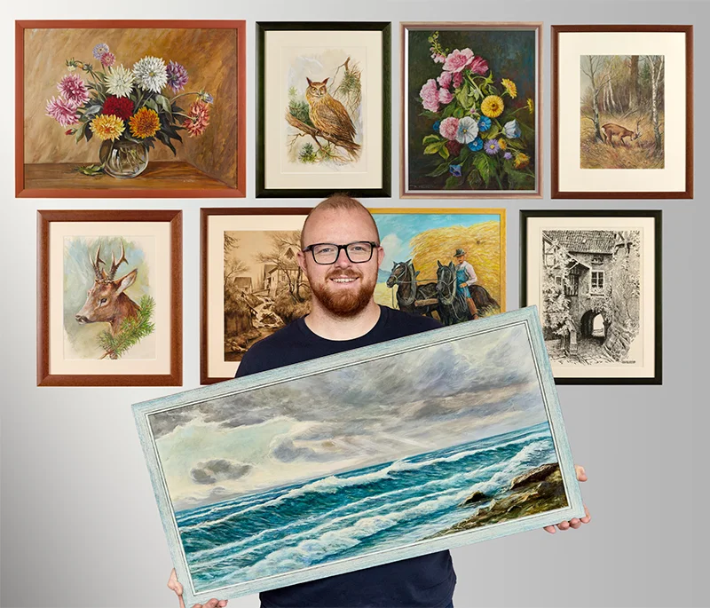 Gemälde Sammler Benjamin Venter - Walter Venter Zeichnung
